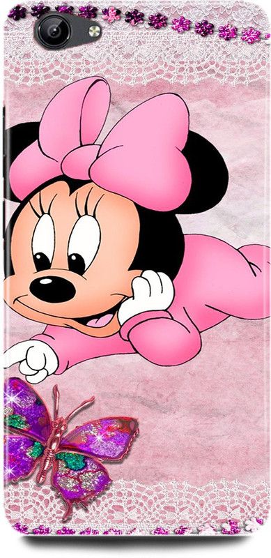 DIKRO Back Cover for vivo V5s, 1713, MICKEY, MOUSE, MINNIE, MOUSE, DOLL, TEDDY, LOVE  (Multicolor, Hard Case)