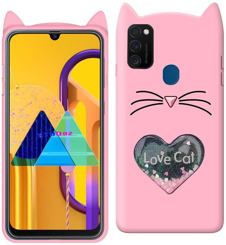 Shiwin Back Cover for Samsung Galaxy M30s  (Pink, Pack of: 1)