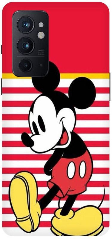 PICHKU Back Cover for ONE PLUS 9RT- MT2110-MICKEY,MOUSE,MINNIE,DOLL,TEDDY,LOVE,CARTOON,GIRLS,CUTE,PINK  (Pink, Hard Case, Pack of: 1)