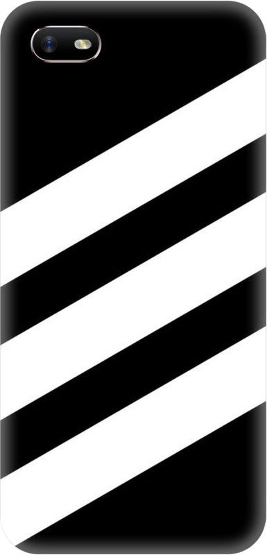 Smutty Back Cover for OPPO A1K, CPH1923 - Angled Stripes Print  (Multicolor, Hard Case, Pack of: 1)