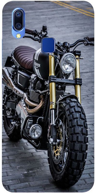 Skyhawk Back Cover for Sky Hawk Hard Back Cover for Vivo Y95 Hard Triumph Bike  (Multicolor, Hard Case, Pack of: 1)