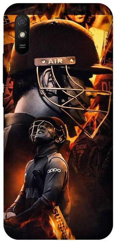 URCHIN Back Cover for Redmi 9iMS Dhoni, Dhoni, CSK, Dhoni, Mahi, Cricket  (Multicolor, Shock Proof, Pack of: 1)