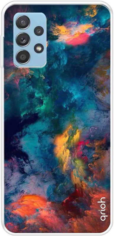 QRIOH Back Cover for Samsung Galaxy A72  (Multicolor, Grip Case, Silicon)