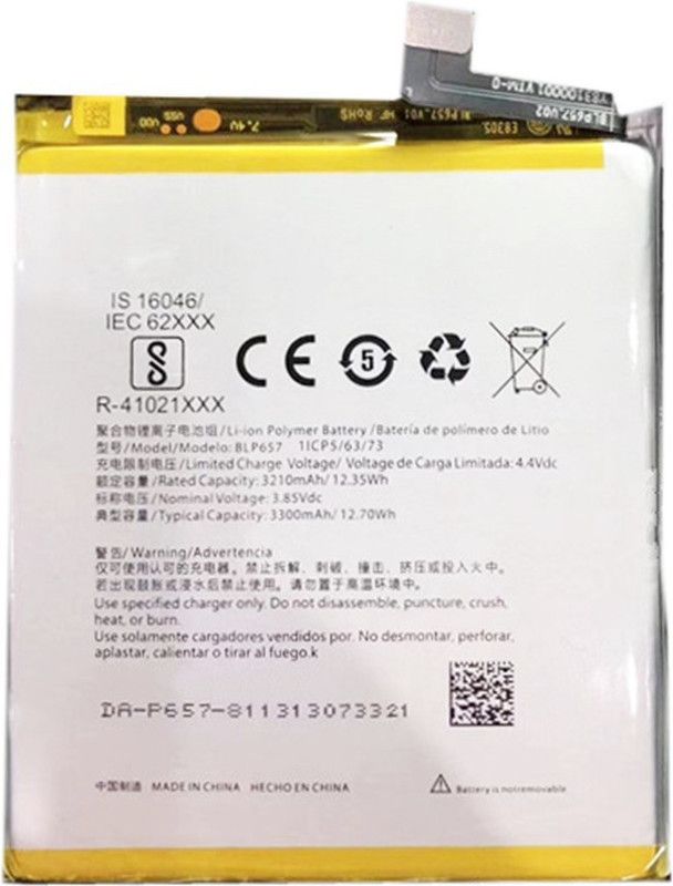 G-TONG Mobile Battery For OnePlus 6 BLP657