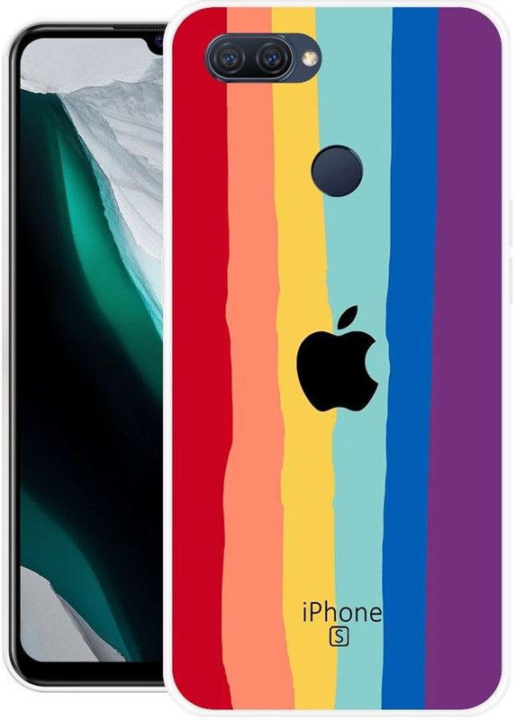 Krtagy Back Cover for Oppo A12, Oppo A11k  (Multicolor, Dual Protection, Silicon, Pack of: 1)
