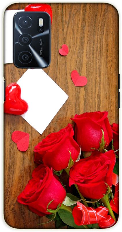 iprinto Back Cover for Oppo A53s 5G, Oppo A16 Love Back Cover  (Red, Hard Case)