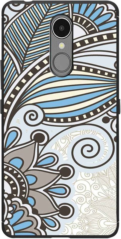 CaseRepublic Back Cover for LG K8 - 2017  (Black, Grip Case)