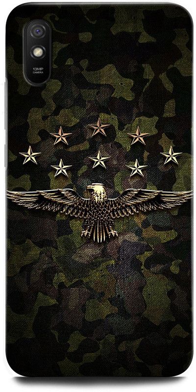 ORBIQE Back Cover for Redmi 9i MZB0A5HIN KAMO SKULL, WARRIOR, INDIAN ARMY, ARMY, CAMO EAGLE  (Multicolor, Hard Case, Pack of: 1)