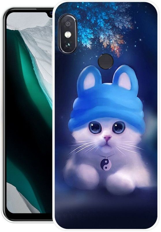 INDIALAND Back Cover for Mi Redmi Note 6 Pro  (Multicolor, Grip Case, Silicon)