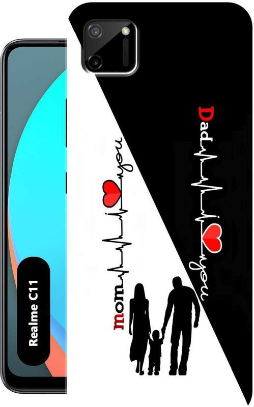 BUYMORE Back Cover for Realme C11  (Multicolor, Grip Case, Silicon, Pack of: 1)
