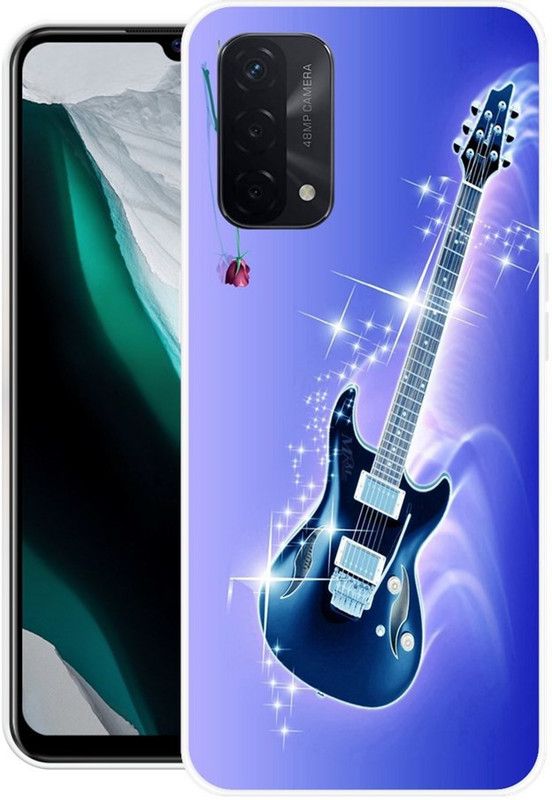 RJ14 (Online) Back Cover for OPPO A74 5G  (Purple, Grip Case, Silicon)