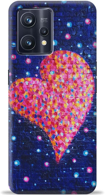 Loffar Back Cover for Realme 9  (Pink, Blue, Pack of: 1)