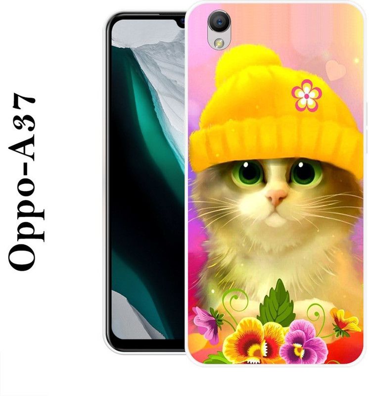 KUDI Back Cover for Oppo A37  (Multicolor, Silicon)