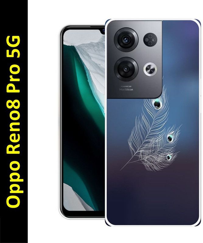 Namaste Back Cover for Oppo Reno8 Pro 5G  (Blue, Silicon, Pack of: 1)