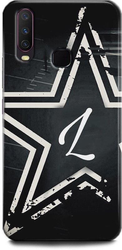 INDICRAFT Back Cover for Vivo Y15, Vivo 1901, L letter, Printed  (Multicolor, Shock Proof, Pack of: 1)