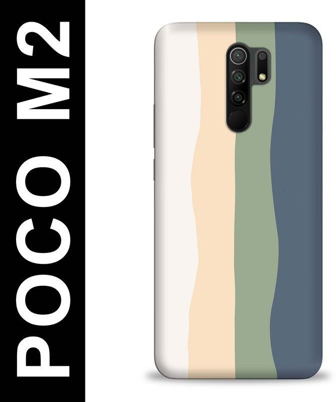CoDecor Back Cover for Poco M2  (Multicolor, Hard Case, Pack of: 1)
