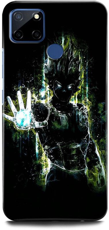 ORBIQE Back Cover for Realme C12 RMX2189 VEGITO, ANIME, BALL, DRAGON, SUPER, GOKU, CARTOON,  (Multicolor, Shock Proof, Pack of: 1)