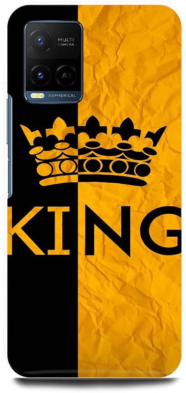 play fast Back Cover for Vivo Y33s, V2109 KING, RAJA, PRINCE  (Multicolor, Hard Case, Pack of: 1)