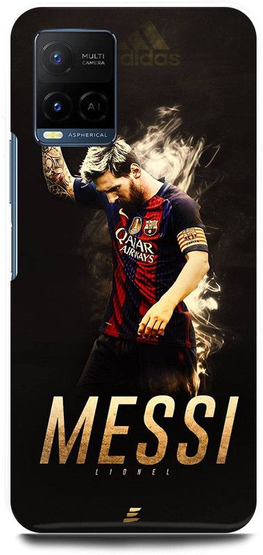 play fast Back Cover for Vivo Y21T, V2135 LIONEL, MESSI, FOOTBALL, PLAYER  (Grey, Hard Case, Pack of: 1)