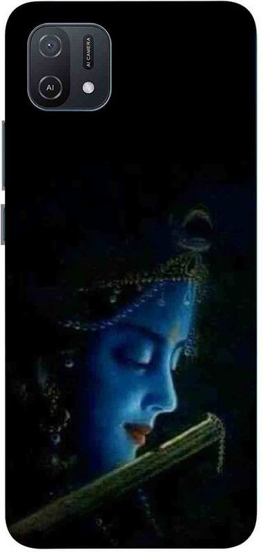 NDCOM Back Cover for OPPO A16K Lord Krishna Printed  (Multicolor, Hard Case, Pack of: 1)