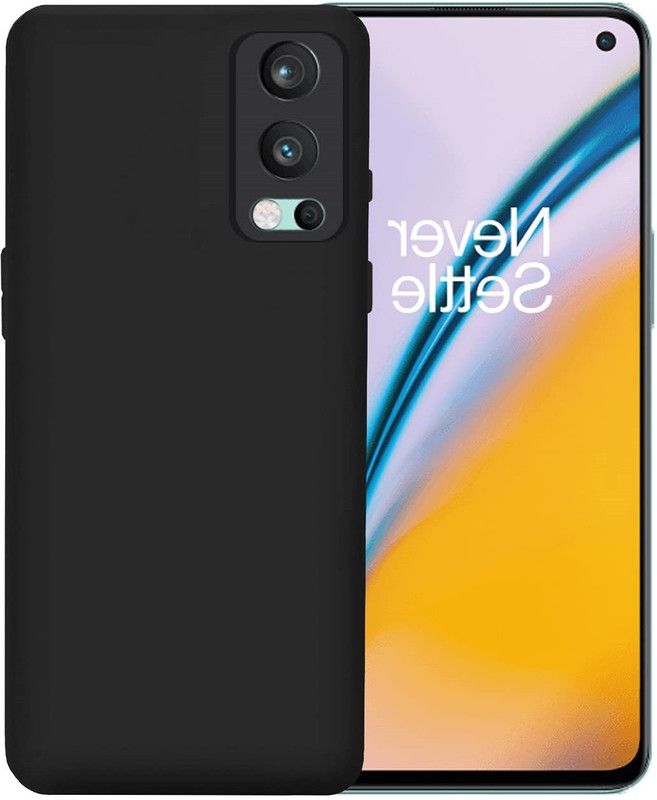 INFINITYWORLD Back Cover for OnePlus Nord 2 5G  (Black, Shock Proof, Pack of: 1)