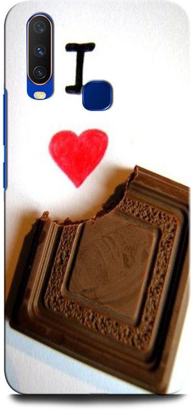 GRAFIQE Back Cover for Vivo Y15 1901, CHOCOLATE, I LOVE CHOCOLATE, CHOCOLATE LOVE  (Multicolor, Shock Proof, Pack of: 1)