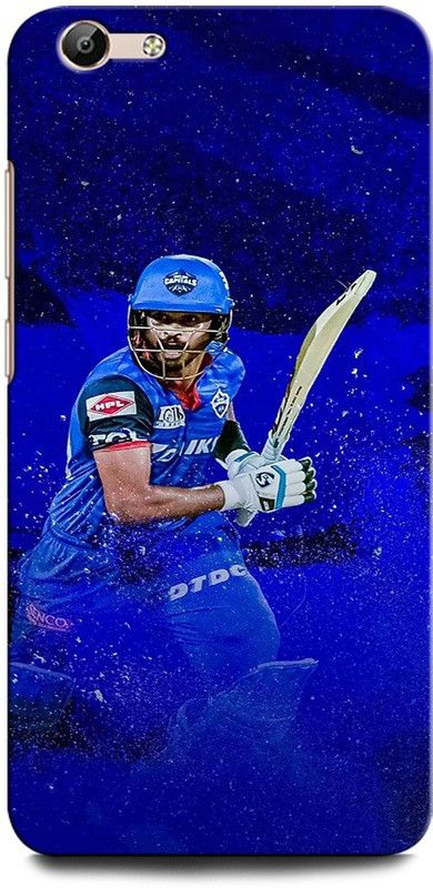 GRAFIQE Back Cover for Vivo V5/ Vivo V5s 1601/1713 SHIKAR DHAWAN, INDIAN CRICKET, BATSMAN, CRICKETER  (Multicolor, Shock Proof, Pack of: 1)