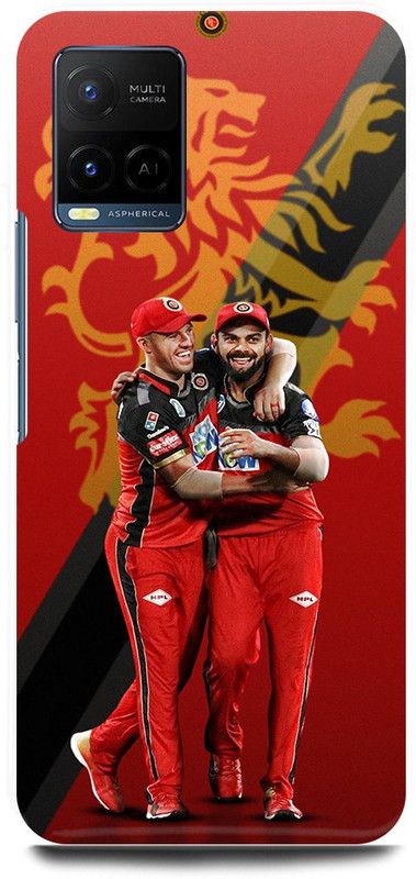 play fast Back Cover for Vivo Y33T, V2146 VIRAT, KOHLI, INDIAN, PLAYER, RCB  (Red, Hard Case, Pack of: 1)