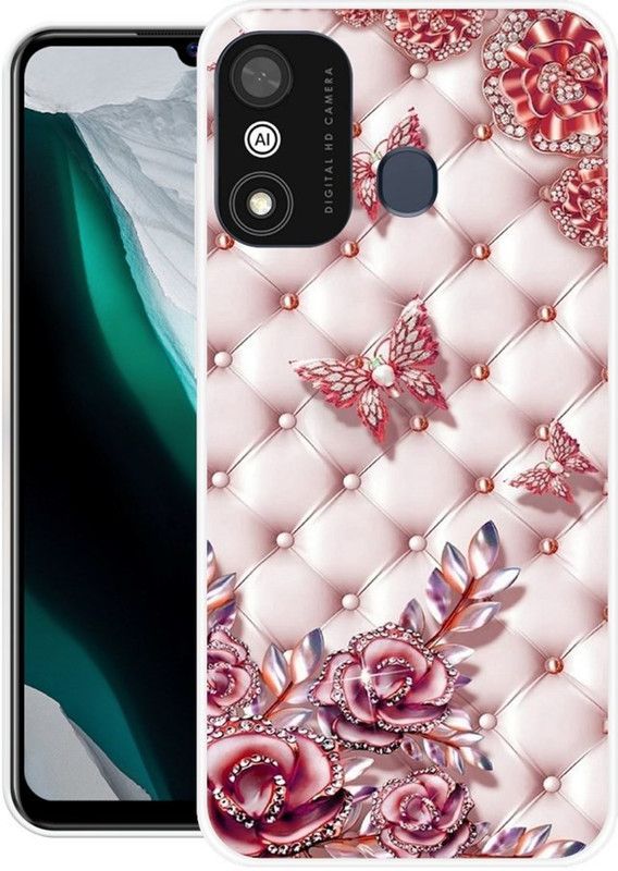 BAILAN Back Cover for Itel A27  (Multicolor, Grip Case, Silicon, Pack of: 1)