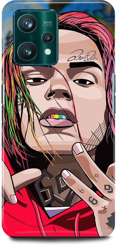 play fast Back Cover for Realme 9 Pro 5G, RMX3471 TEKASHI, GOOBA, CUTE, GIRL  (Red, Hard Case)