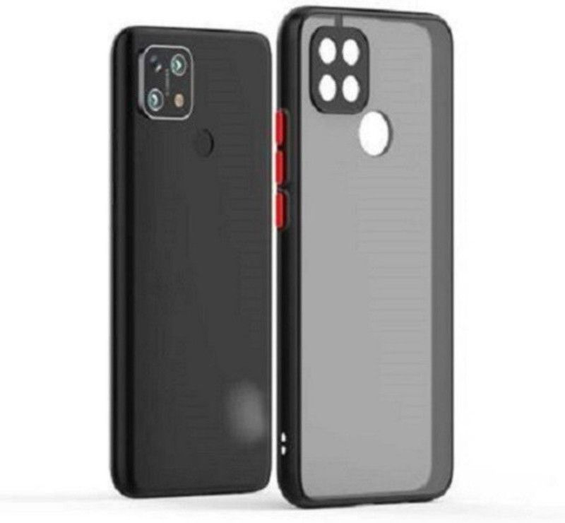 kentop Back Cover for Realme C25, Realme c25s, Realme c12, Realme Narzo 20, Realme Narzo 30a  (Black, Shock Proof, Pack of: 1)