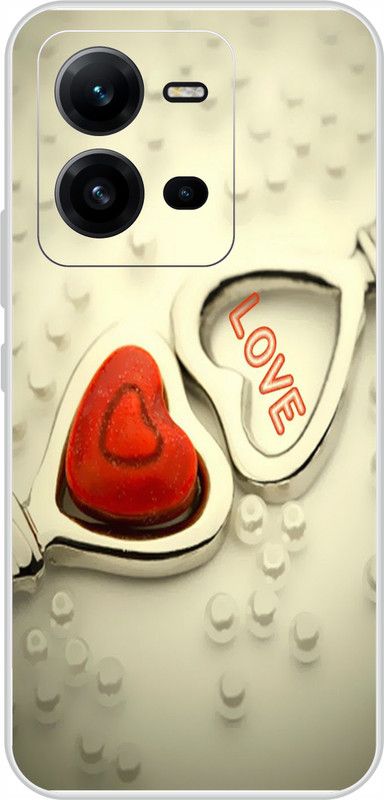 LoveCase Back Cover for Vivo V25 5G  (Multicolor, Dual Protection, Silicon, Pack of: 1)