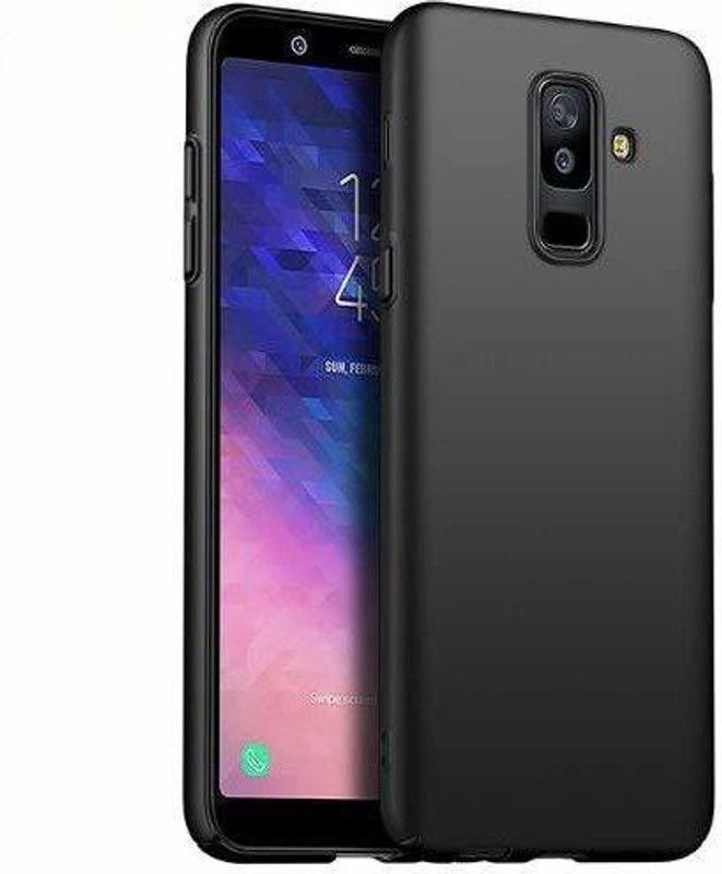 ZATX Back Cover for Samsung Galaxy J8  (Black, Flexible, Pack of: 1)