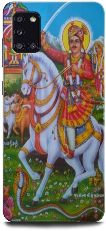 ORBIQE Back Cover for SAMSUNG Galaxy A31 A315FZKWINS TEJAJI MAHARAJ, TEJAJI, VEER TEJA  (Multicolor, Hard Case, Pack of: 1)