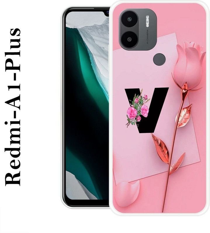SIMAWAT Back Cover for Mi Redmi A1 Plus  (Pink, Grip Case, Silicon, Pack of: 1)
