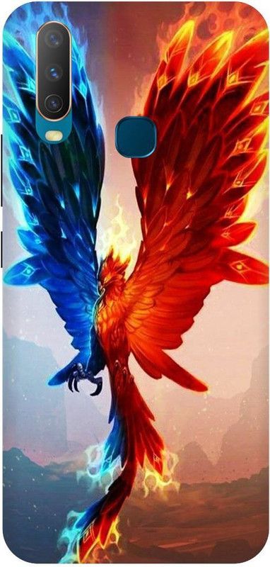 Zaplab Back Cover for Vivo Y12, 1904, Ice and Fire Baj printed  (Multicolor, Hard Case, Pack of: 1)