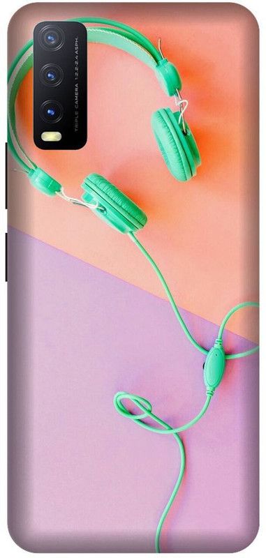 Yoprint Back Cover for Y20G Headphone Music back cover  (Multicolor, Hard Case, Pack of: 1)