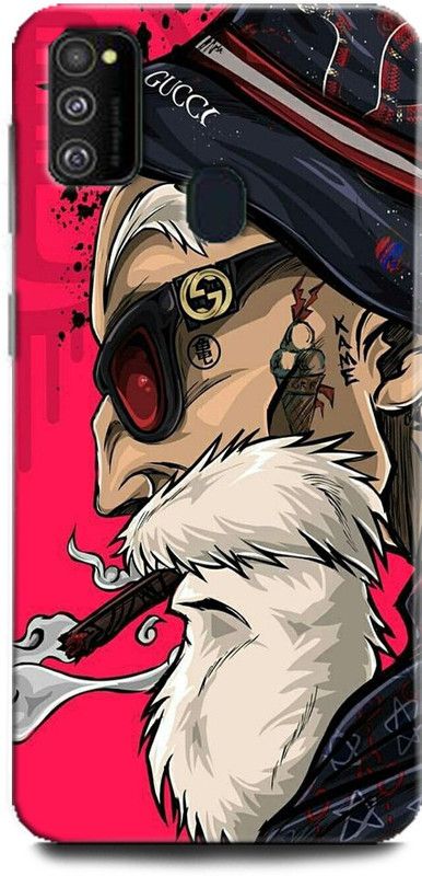 WallCraft Back Cover for Samsung Galaxy M30s MASTER ROSHI, ANAMIE, SMOKY OLD MAN, DRAGON BALL  (Multicolor, Dual Protection, Pack of: 1)