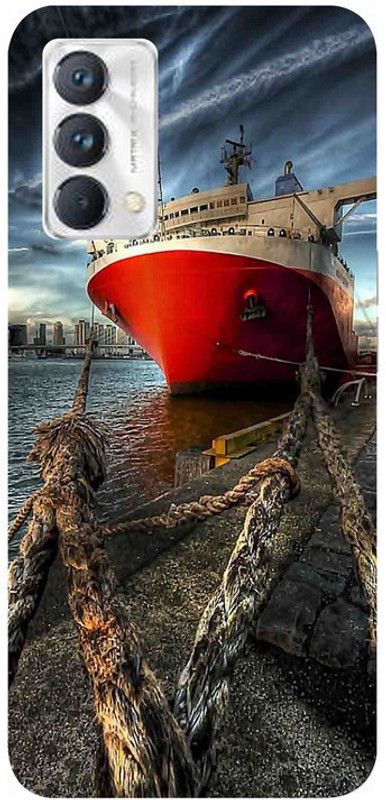 Golden Mask Back Cover for Realme GT Master Red Cruiseship  (Multicolor, Waterproof, Silicon, Pack of: 1)