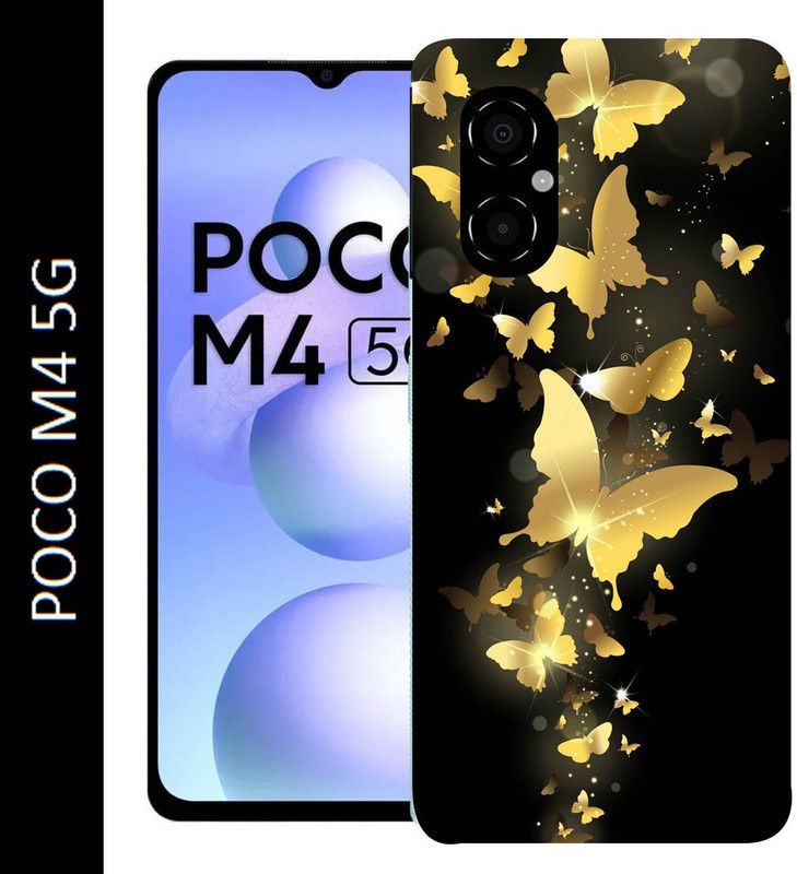SillyStore Back Cover for POCO M4 5G, Xiaomi Poco M4 5G  (Multicolor, Grip Case, Silicon)