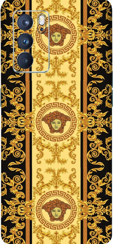 Mclaxa Versace Mobile Back Skin, Versace, OPPO RENO 6PRO Mobile Skin  (Versace Skin With Super Matte Finish)