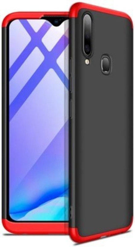 Cermarise Front & Back Case for Vivo Y19  (Red, Dual Protection, Pack of: 1)