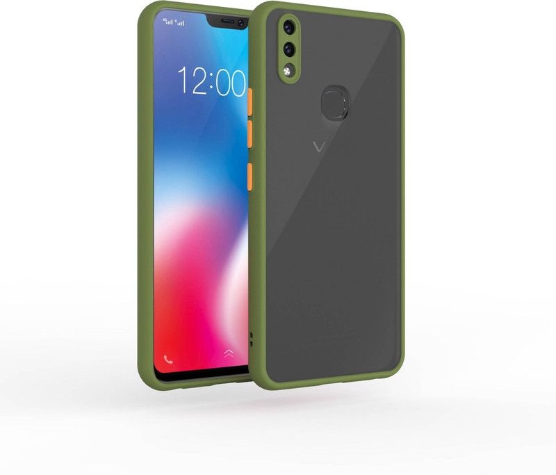 AOnes Back Cover for Vivo V9  (Green, Cases with Holder, Pack of: 1)