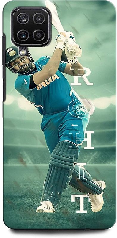 GRAFIQE Back Cover for SAMSUNG Galaxy F22 ROHIT SHARMA, INDIA, CRICKET, INDIAN CRICKET BATSMAN  (Multicolor, Shock Proof, Pack of: 1)