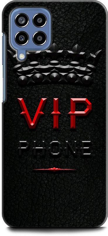 WallCraft Back Cover for SAMSUNG Galaxy M33 5G VIP, VIP PHONE, CROWN, QUOTES, BLACK  (Multicolor, Dual Protection, Pack of: 1)