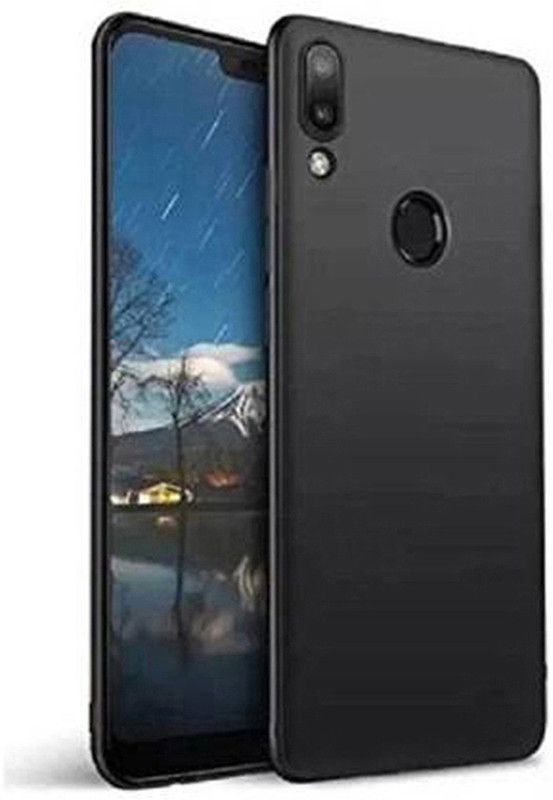 Zuap Back Cover for Vivo Y95  (Black, Matte Finish)