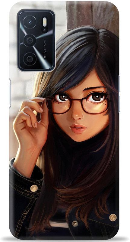 Swagr Back Cover for Oppo A16  (Black, Beige, Shock Proof, Pack of: 1)