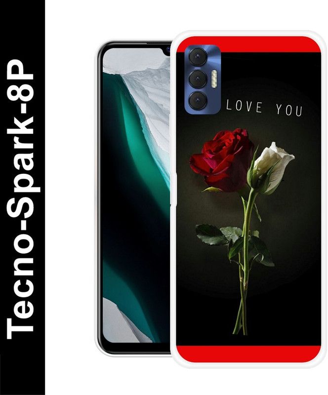 PAEDICON Back Cover for Tecno Spark 8P  (Multicolor, Silicon, Pack of: 1)