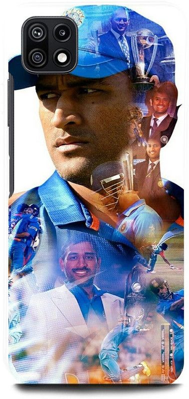 FUGGA Back Cover for SAMSUNG Galaxy F42 5G, MS, DHONI, 7, MAHENDRA, SINGH, DHONI, CSK, PLAYER  (Blue, Hard Case, Pack of: 1)