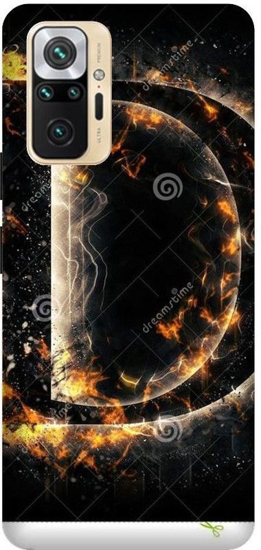 GRAFIQE Back Cover for REDMI Note 10 Pro M2101K6P D, D LETTER, D ALPHABET, D DESIGN  (Multicolor, Shock Proof, Pack of: 1)
